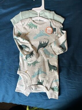 Carters 3 piece dinosaur print
